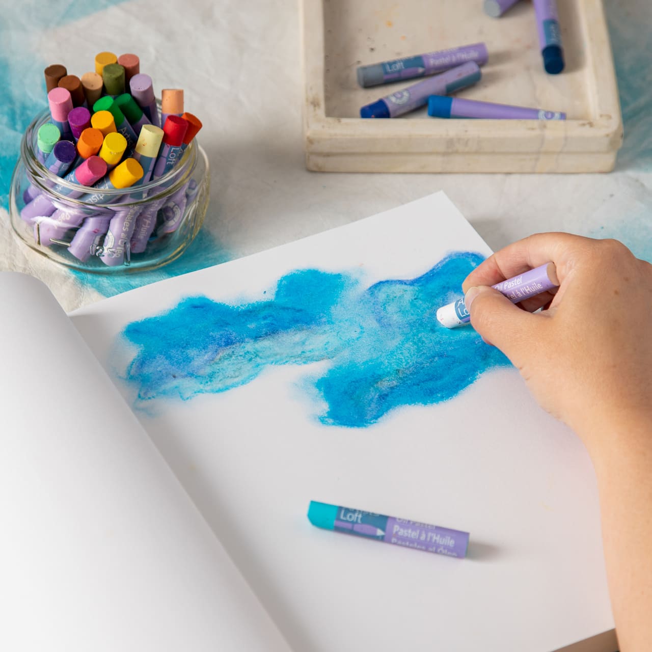 6 Pack: 8.5" x 11" Lay Flat Spineless Hardcover Sketchbook by Artist's Loft™